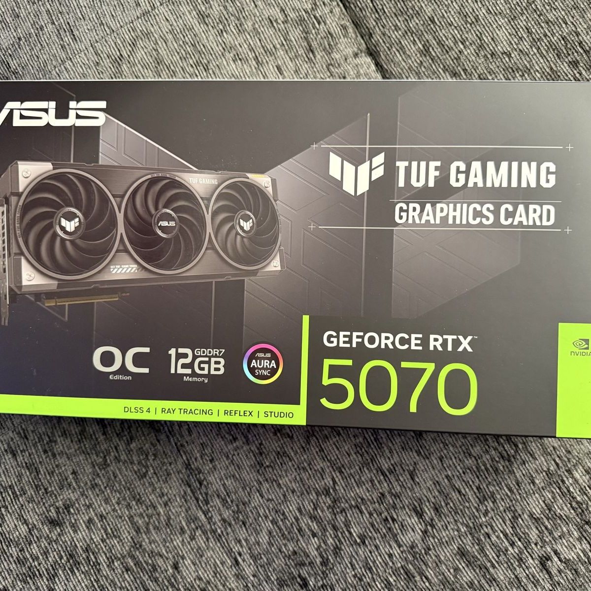 ASUS TUF Gaming GeForce RTX 5070 OC Edition 12GB GDDR7 Graphics Card