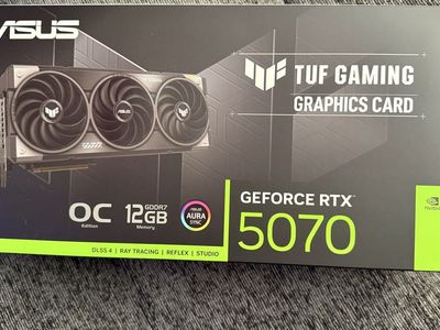 ASUS TUF Gaming GeForce RTX 5070 OC Edition 12GB GDDR7 Graphics Card