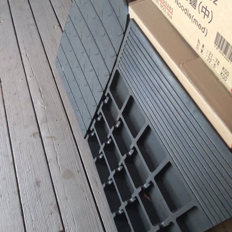 heavy duty rubber ramps.