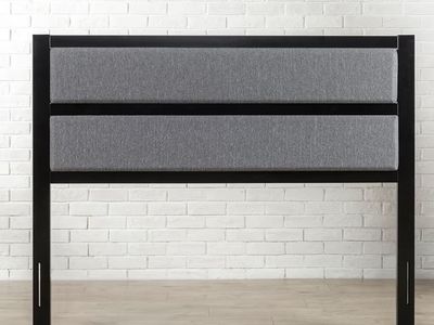 Heavy-Duty Platform Bed Frame w/ Headboard – $150