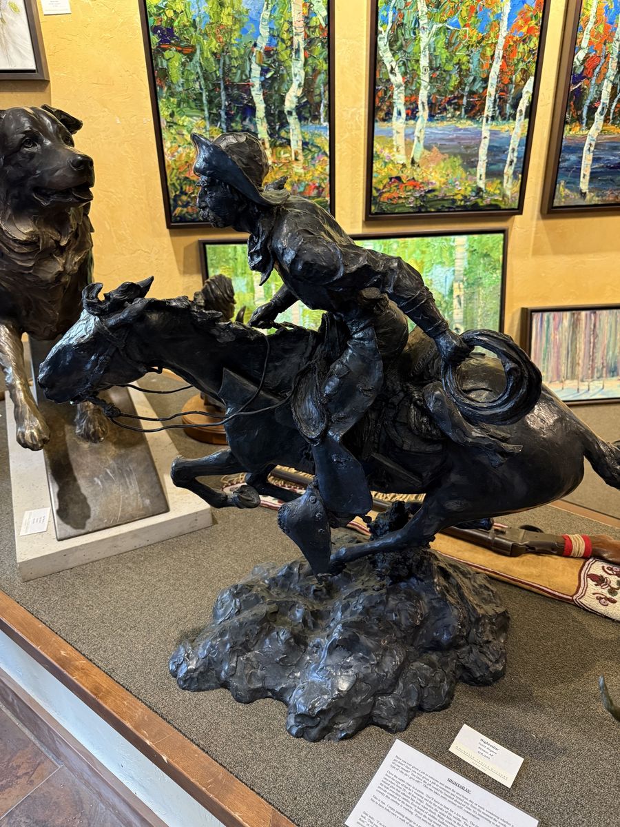Cowtown Bound Horse Statue