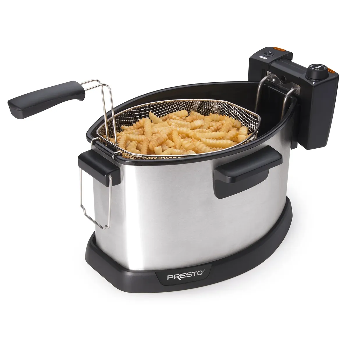 New Presto ProFry™ Electric Rotisserie Turkey Fryer.