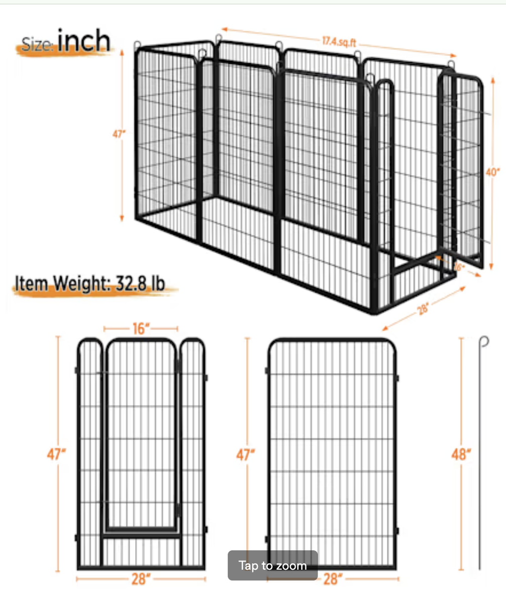 Outdoor Dog Playpen