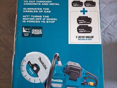 Makita 36v 9" blade brushless power cutter +kit