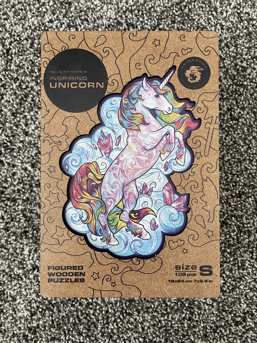 Unidragon Inspiring Unicorn Wooden Puzzle (103pcs)