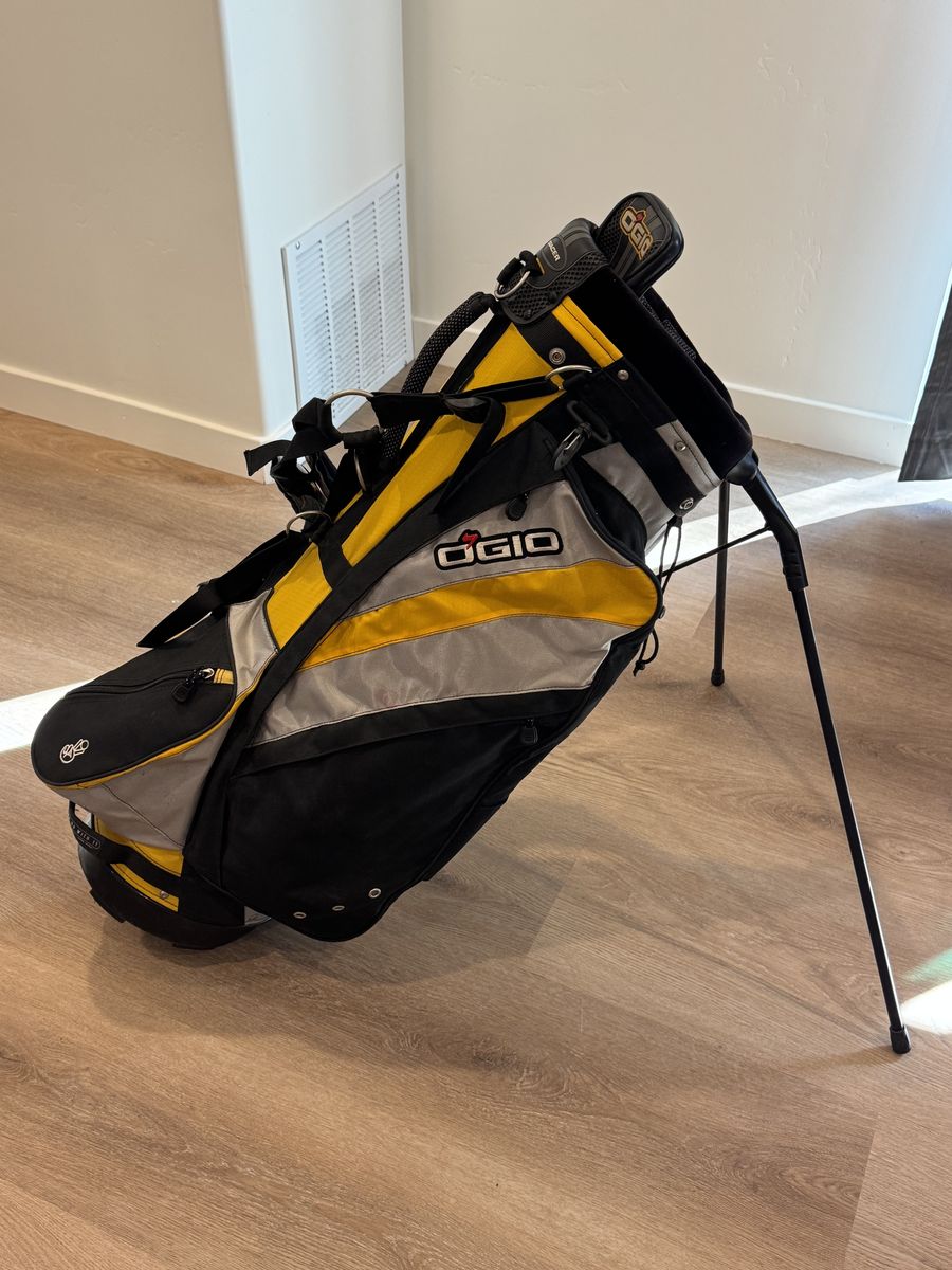 Ogio Tracer Golf Stand Bag Carry Black Yellow