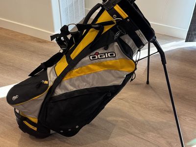 Ogio Tracer Golf Stand Bag Carry Black Yellow