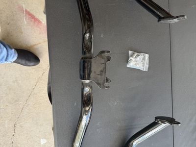 Engine guard for Harley street glide