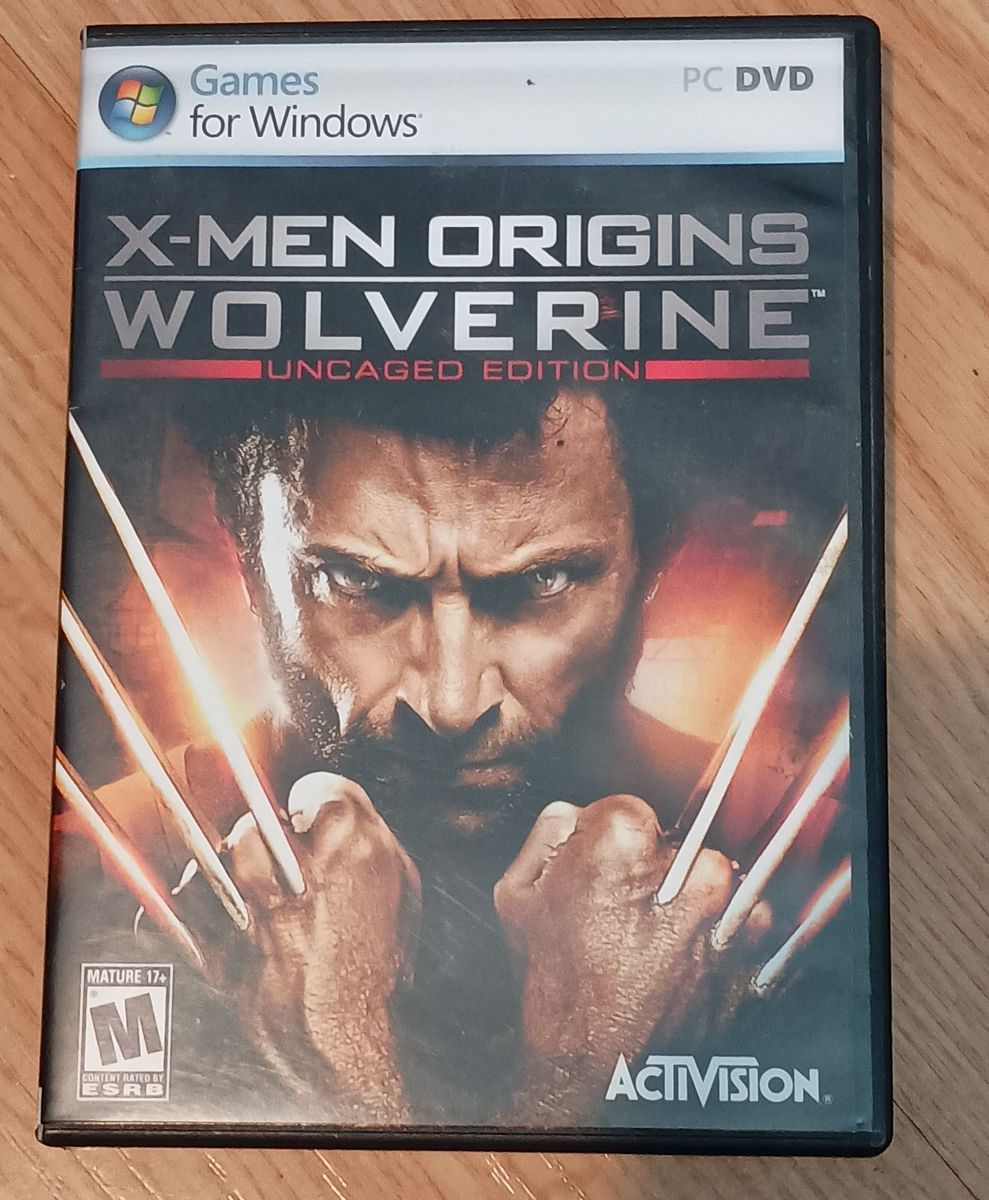 X-Men Origins: Wolverine - Uncaged Edition (PC, 2009) Complete W/ Manual,insert