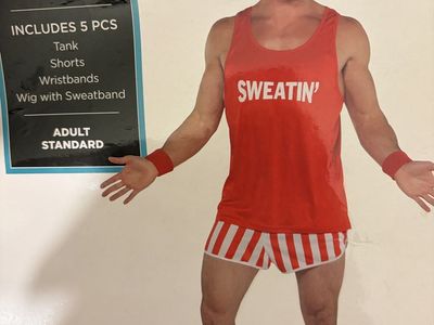 Suit Yourself Exercise Maniac 80s Workout Costume Adult Standard 5PC