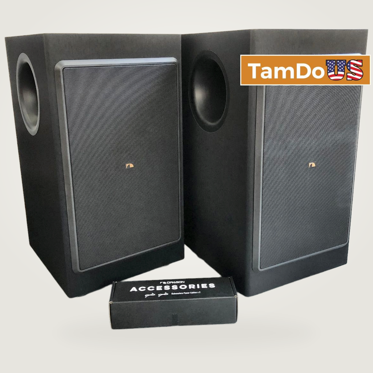Nakamichi Dragon 11.4.6 Dual-Opposing 8" Subwoofers (Pair) - Add-on/Replacement