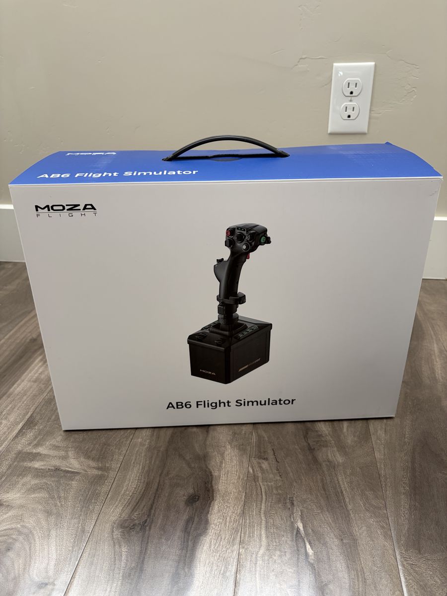 MOZA AB6 Flight Simulator + Joystick + Shifters + Mounting Plate