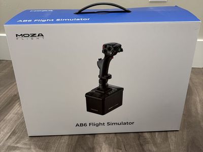 MOZA AB6 Flight Simulator + Joystick + Shifters + Mounting Plate
