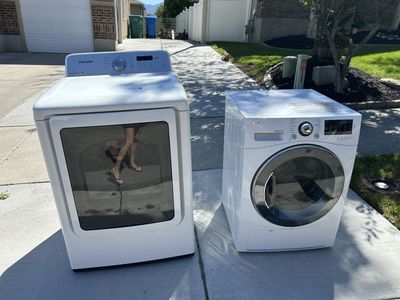 Samsung & LG Dryers - White, Front Load & Top Load, For Parts/Repair