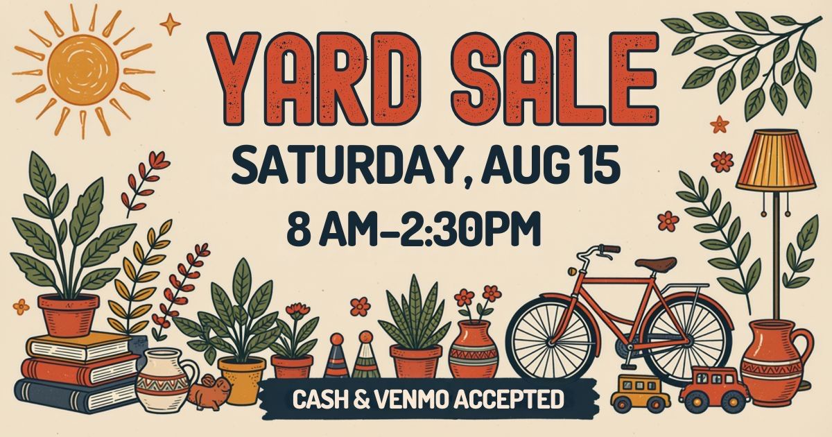 Huge 2-Family Moving & Yard Sale in Provo - Saturday 8am-2:30pm