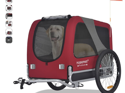 Doggyhut premier dog trailer for bike