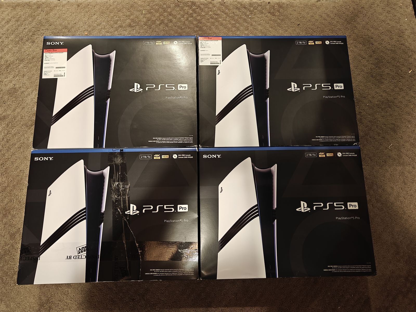 Best Buy Open Box PS5 Pros