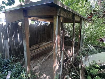 Various Reclaimed Lumber and Salvaged Wood from an Old Shed - Perfect for DIY Projects