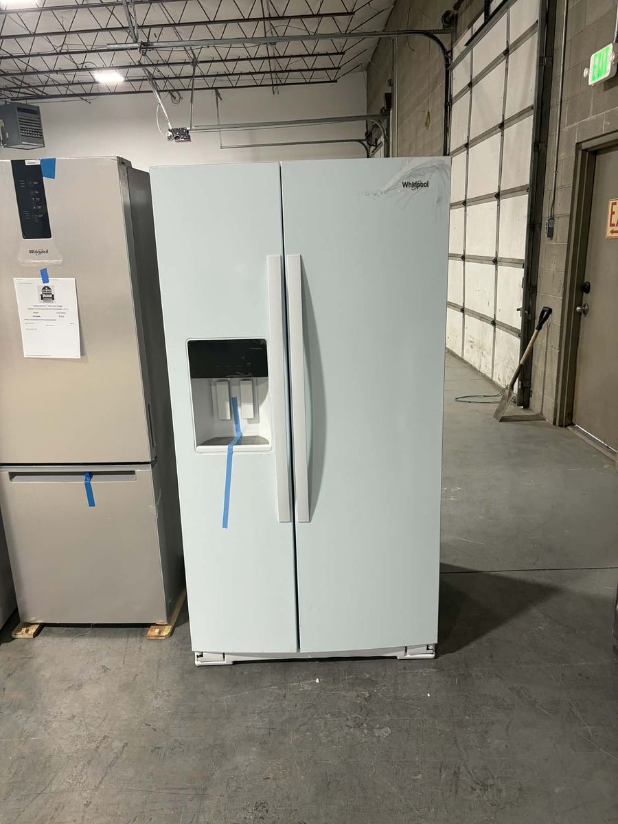 NEW WHIRLPOOL WHITE 29 C FT SIDE BY SIDE 