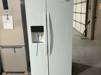 NEW WHIRLPOOL WHITE 29 C FT SIDE BY SIDE