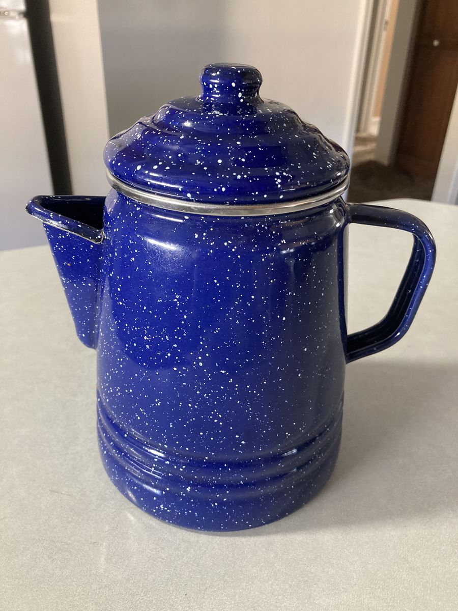 Coleman 9 Cup Enamelware Coffee Percolator