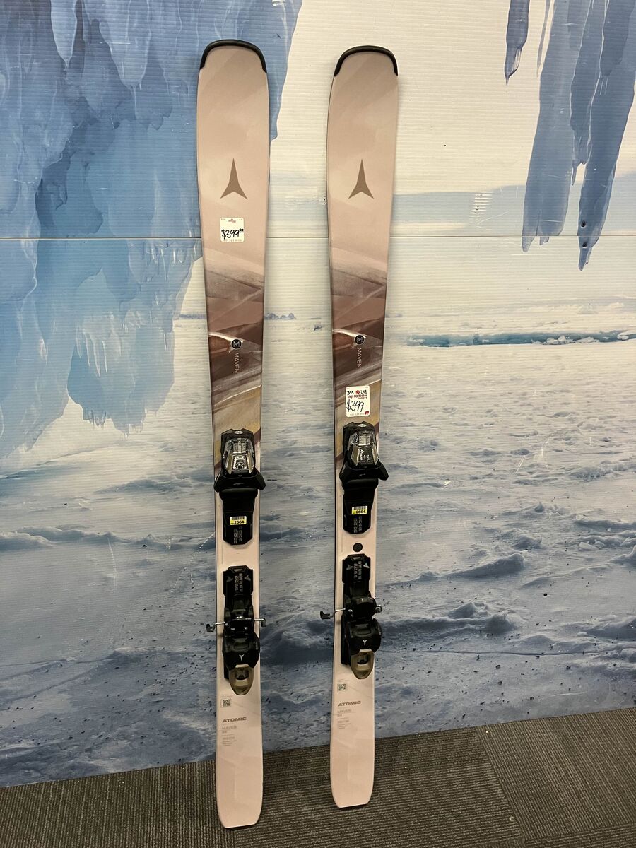 Atomic Maven 84R 153cm Women's Skis w/ Atomic M10 Bindings - Used