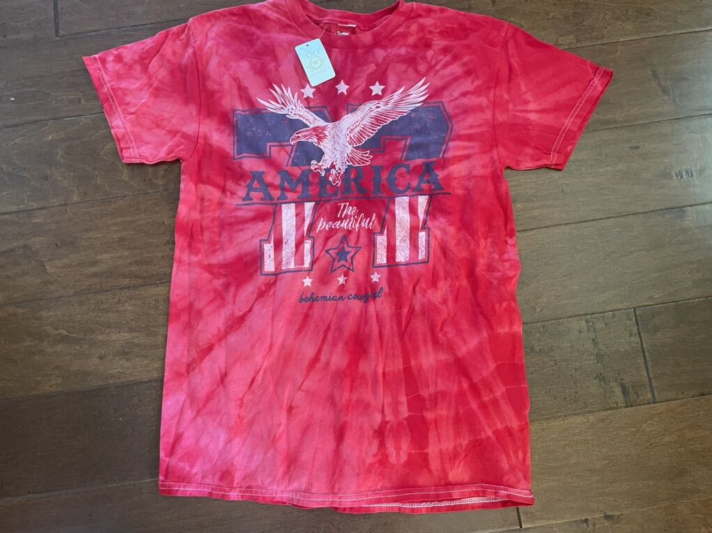 New Bohemian Cowgirl America Shirt - Sz S & M