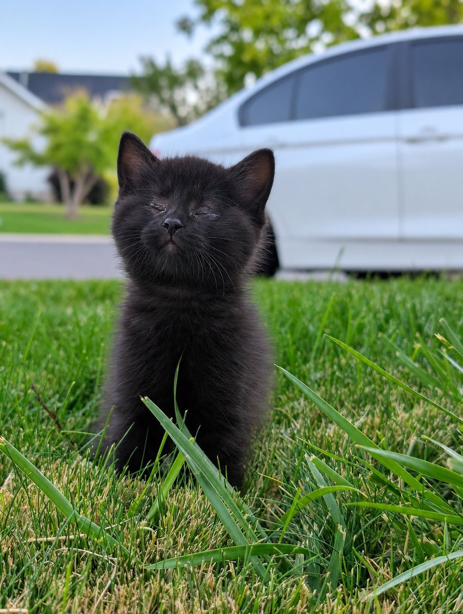 Affectionate Siamese Mix Blind Kitten Seeking a Loving forever home