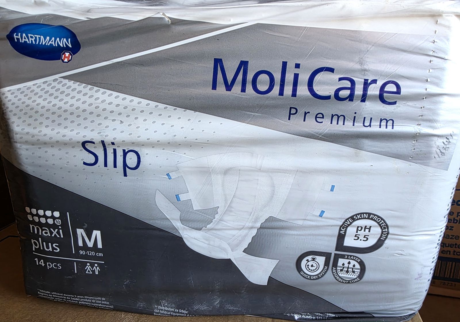 MoliCare Premium Slip Maxi Plus Size M, 14 pcs
