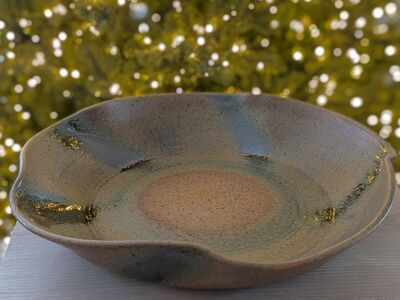 Beautiful Large Handmade Ceramic Serving Bowl