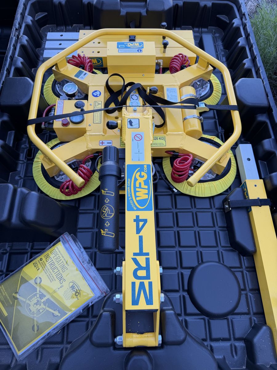 Woods Powr-Grip MR4 Vacuum Lifter Glass Lifter with Case