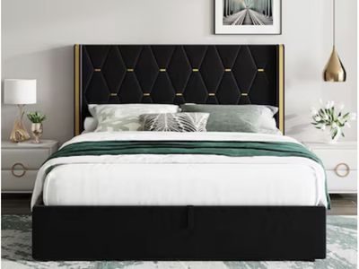 Brand New Full Size Lift Up Storage Bed Frame