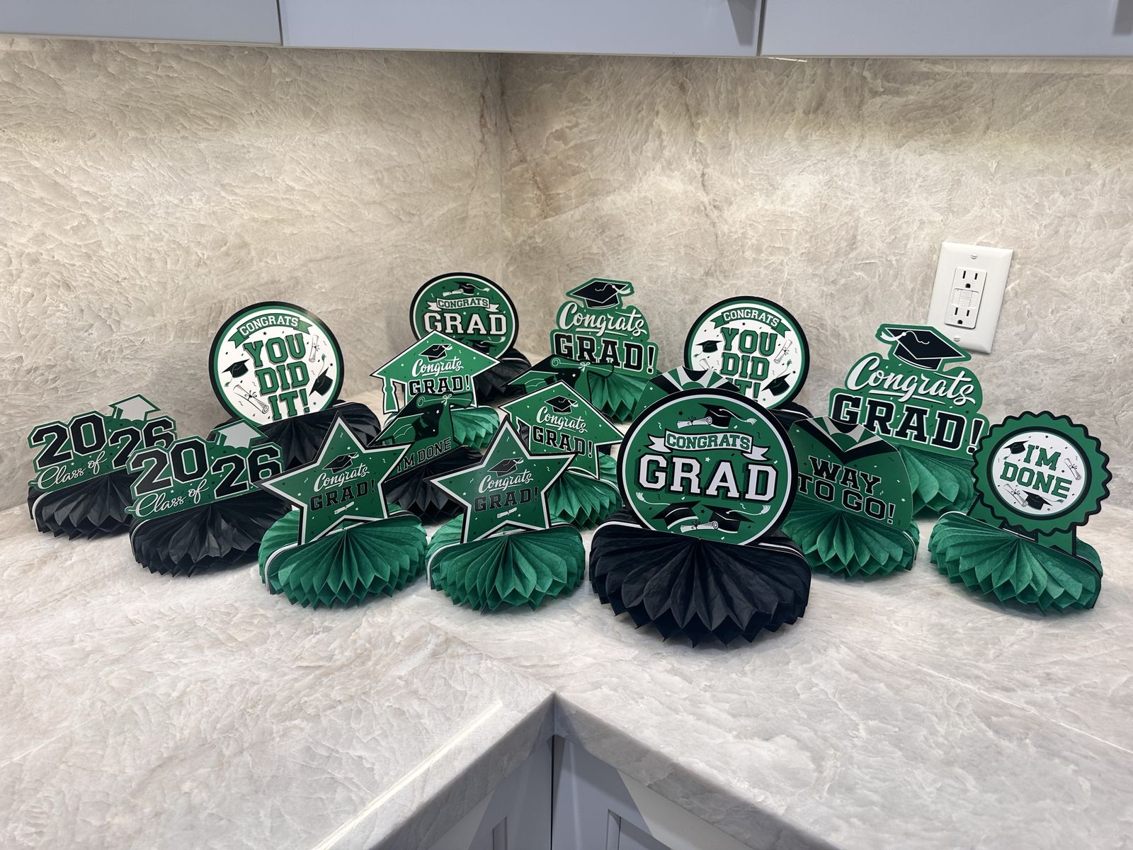 Graduation Decoration Center Pieces