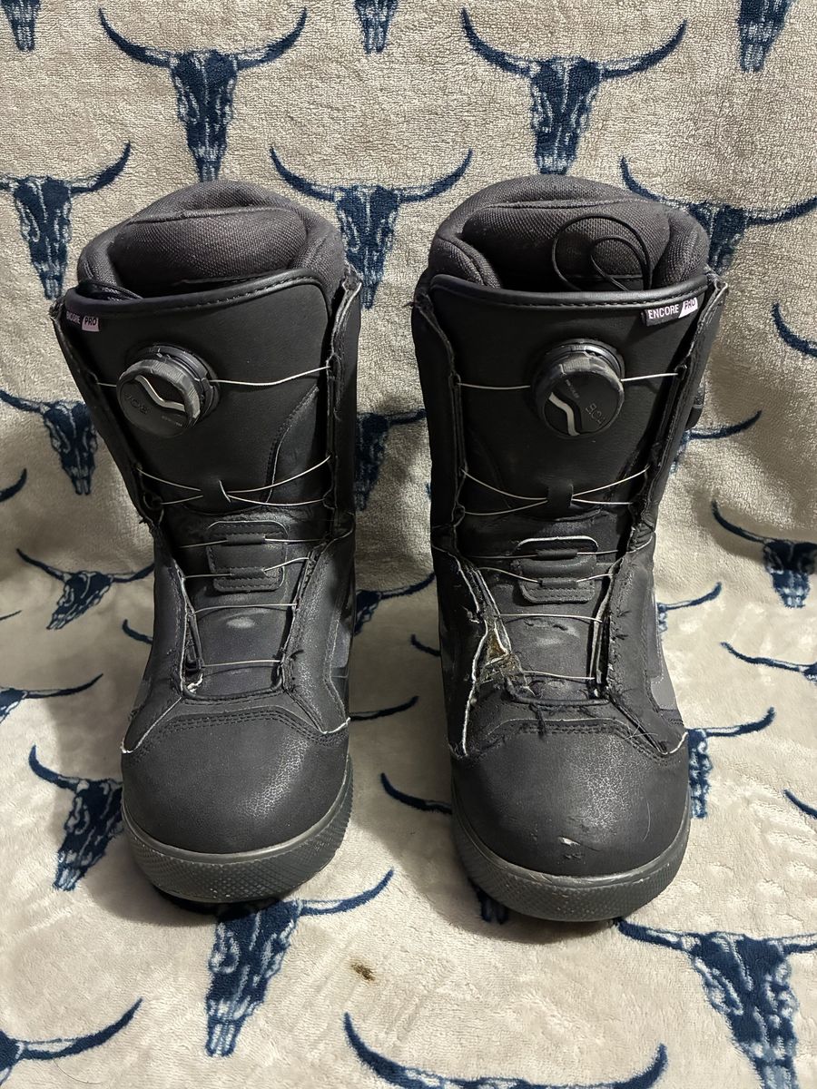 Vans Encore Pro Women’s 7.5 Snowboard Boots – BOA – Black