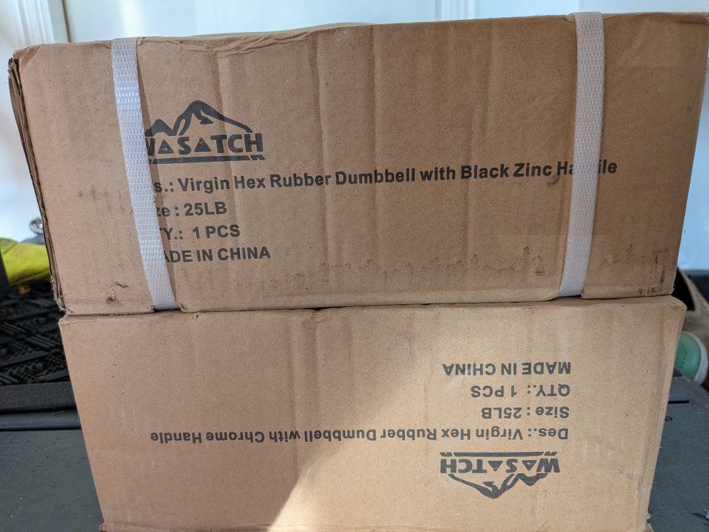 25lb Wasatch dumbbell set