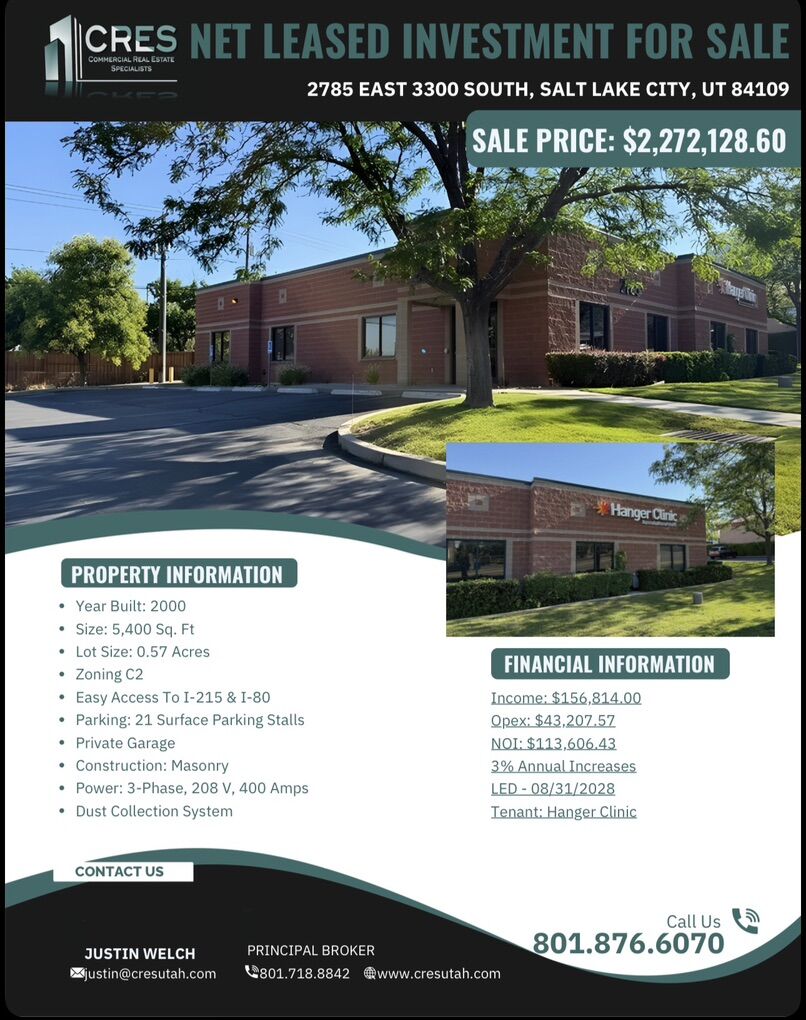 NET Leased Investment Sale - SLC