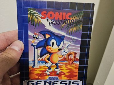 Sonic The Hedgehog (Sega Genesis) - Original Game Manual Poster