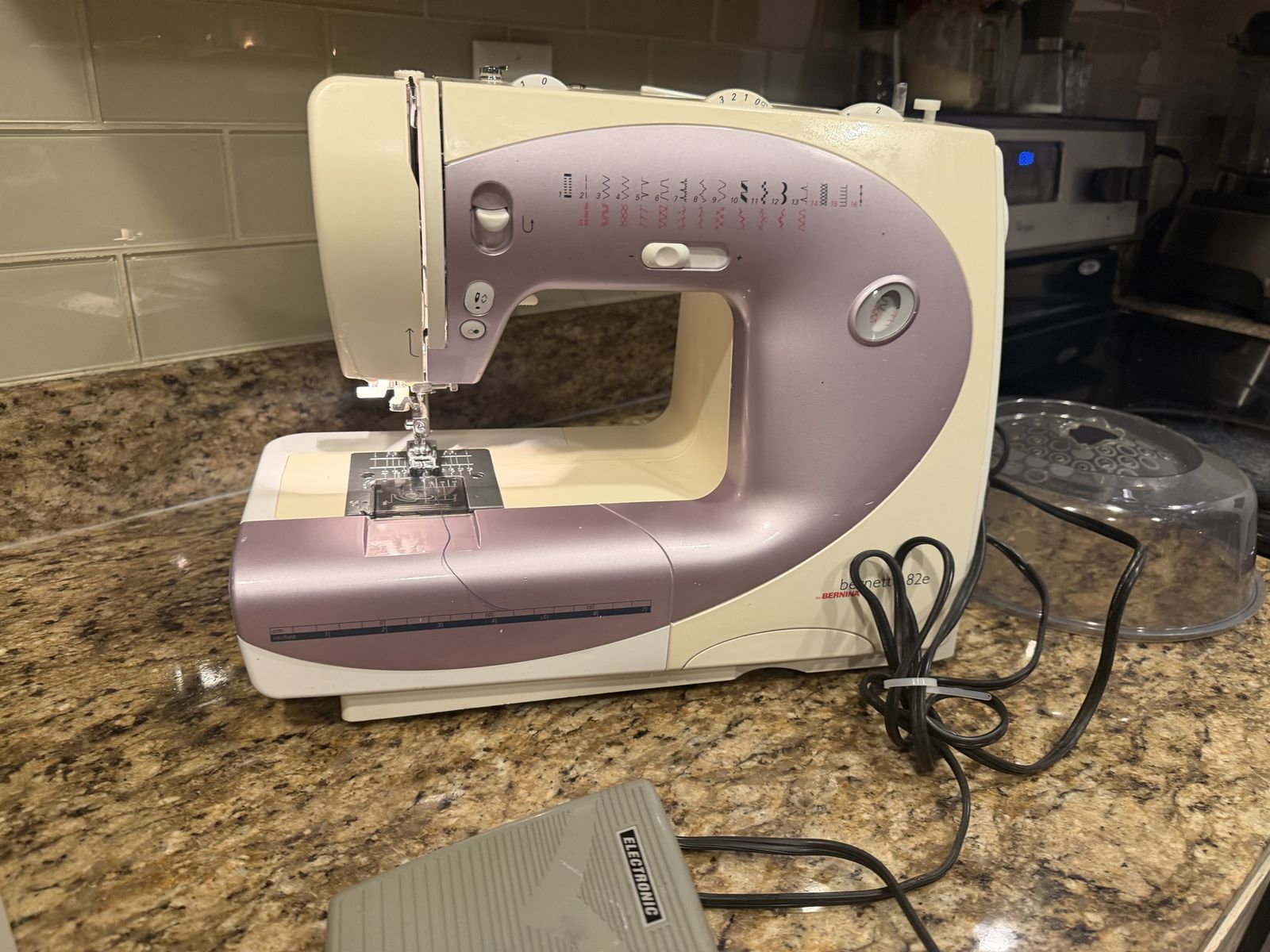 Bernette by Bernina 82e Electronic Sewing Machine with Foot Pedal