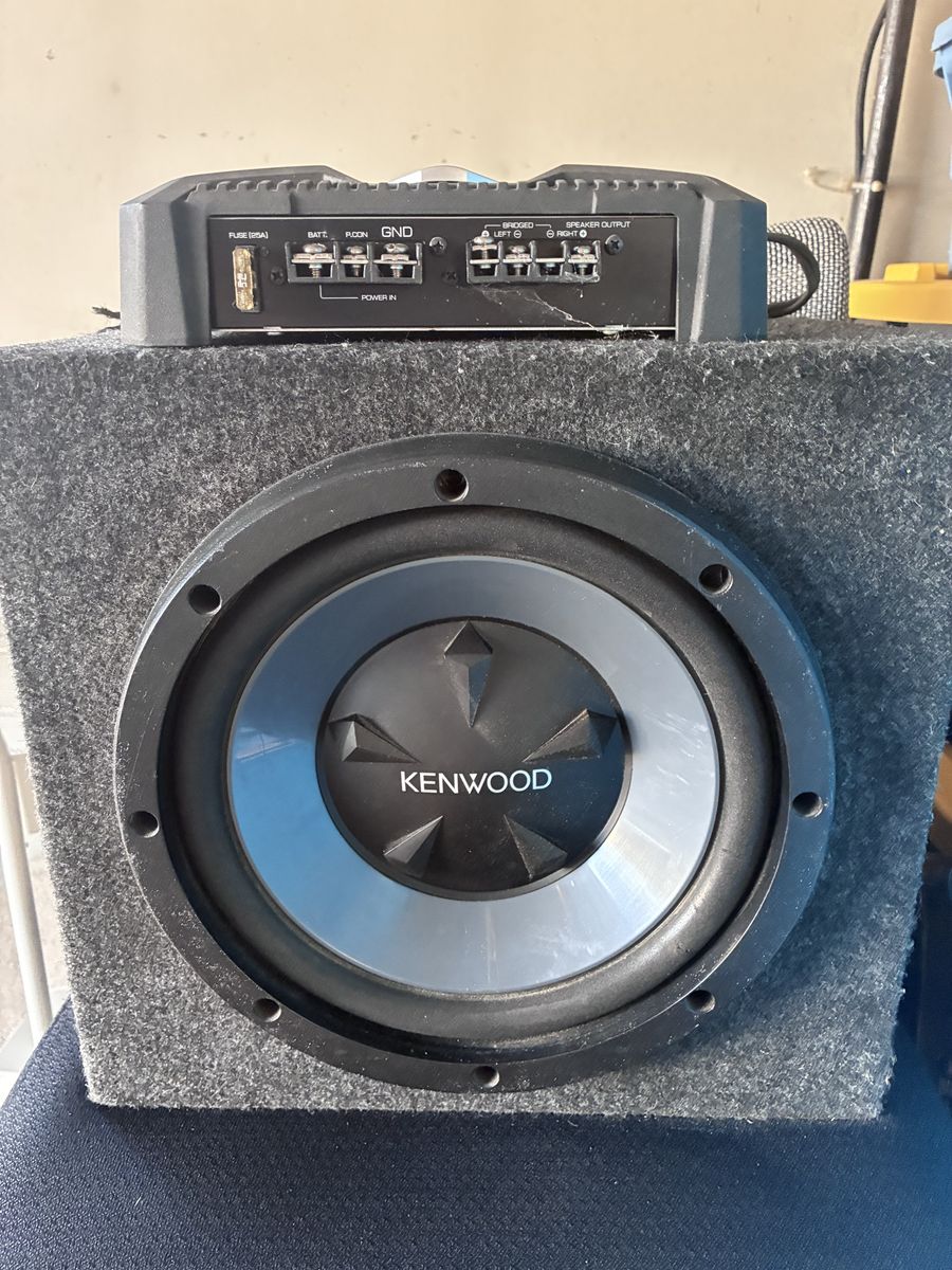 10 inch subwoofer and 350 w amp 