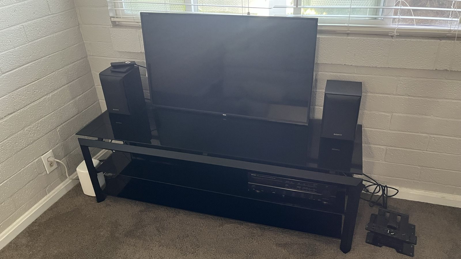 Denon DRA-545R Stereo Receiver with Sony SS-B1000 Speakers / home audio system
