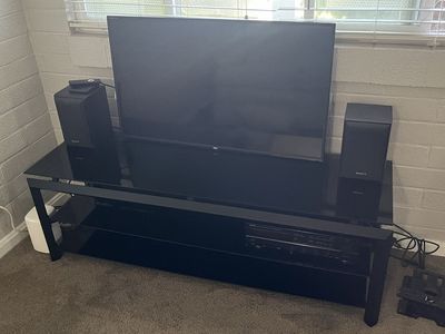Denon DRA-545R Stereo Receiver with Sony SS-B1000 Speakers / home audio system