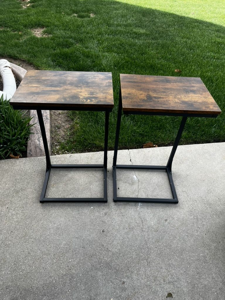 Side tables for couch or chairs.