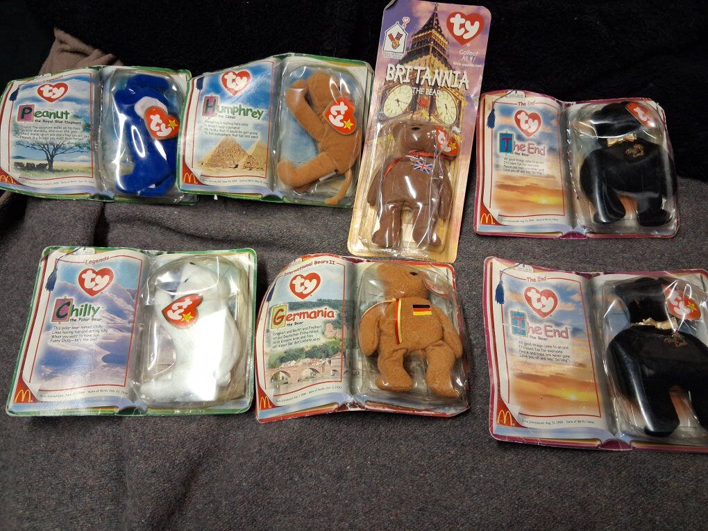 Beanie Babies in original packaging