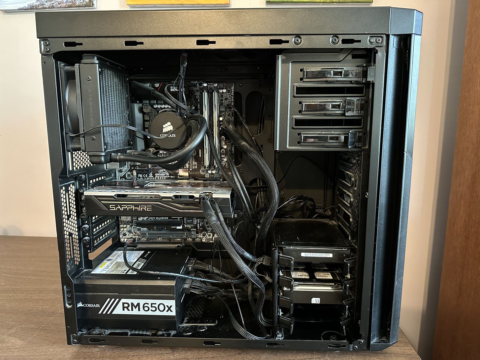 Custom Desktop, 4.5GHz i7-7700K, 9TB (2TB NVMe, 7TB HDD), GPU, 32GB RAM, pristine