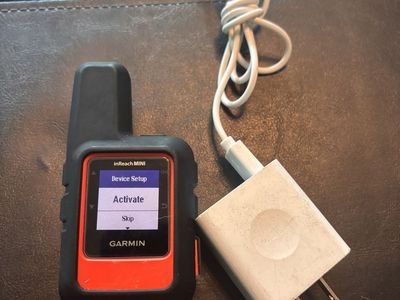 Garmin inReach Mini Satellite Communicator GPS Tracking Device with Charger