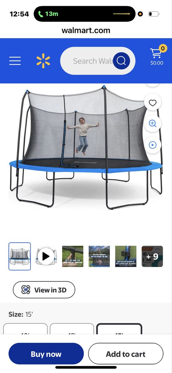 Brand New in Box Trampoline in box