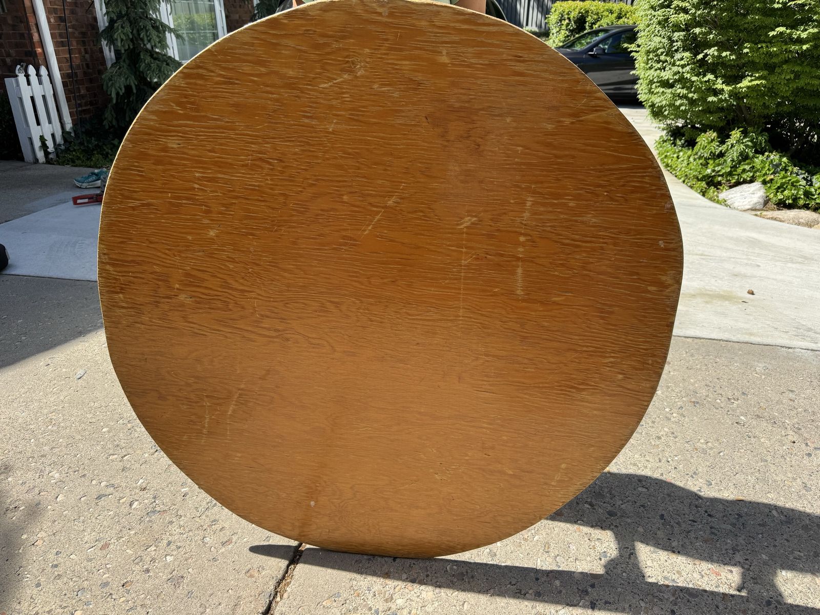 Round Card Table Topper