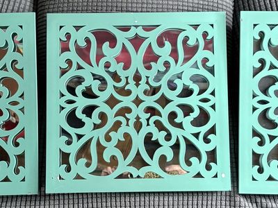 3 Turquoise Mirrors