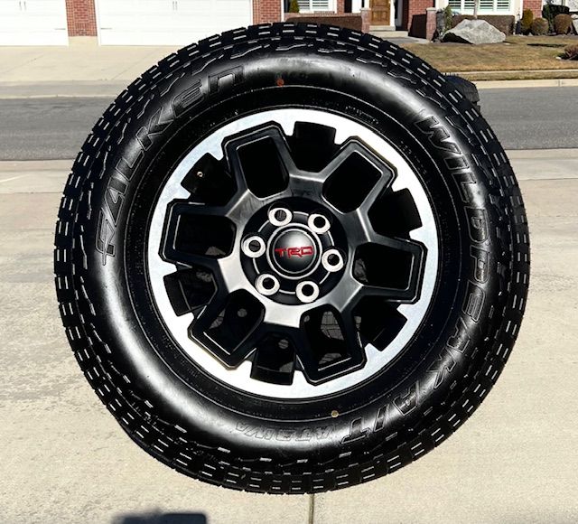 New 2026 Tacoma TRD Offroad iFORCE Max upgrade package Tires and Wheels