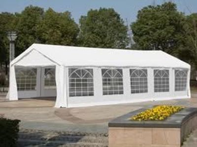 16x32x9.2 White Carport Canopy with Sides